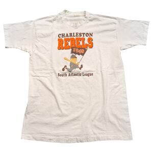 90's Charleston Rebels South Atlantic League T shirt